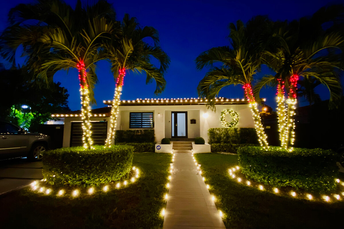 Christmas light installers Davie FL
