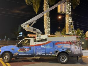 commercial christmas lights Delray Beach FL